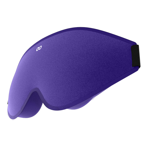 moonMask Lila - Stílusos maszk a jobb alvásért